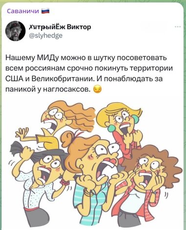    Фото: скриншот Telegram-канала "Саваничи"