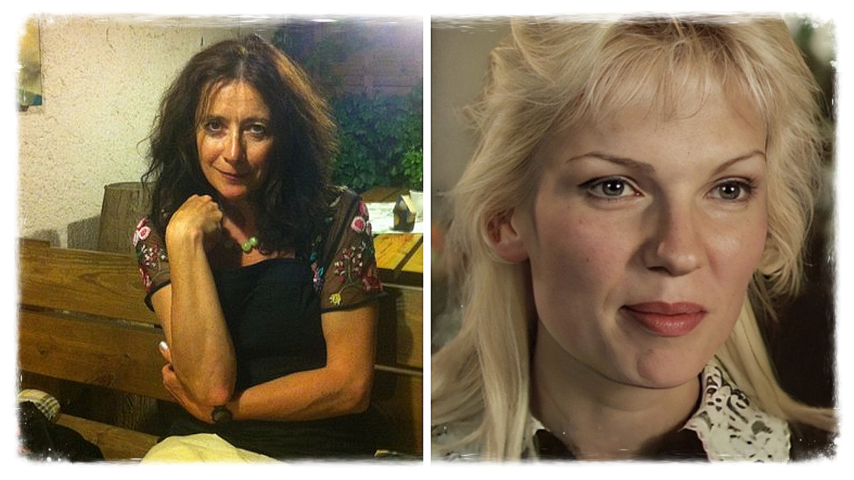 Слева - Мария Тхоржевская, справа - Ольга Беляева