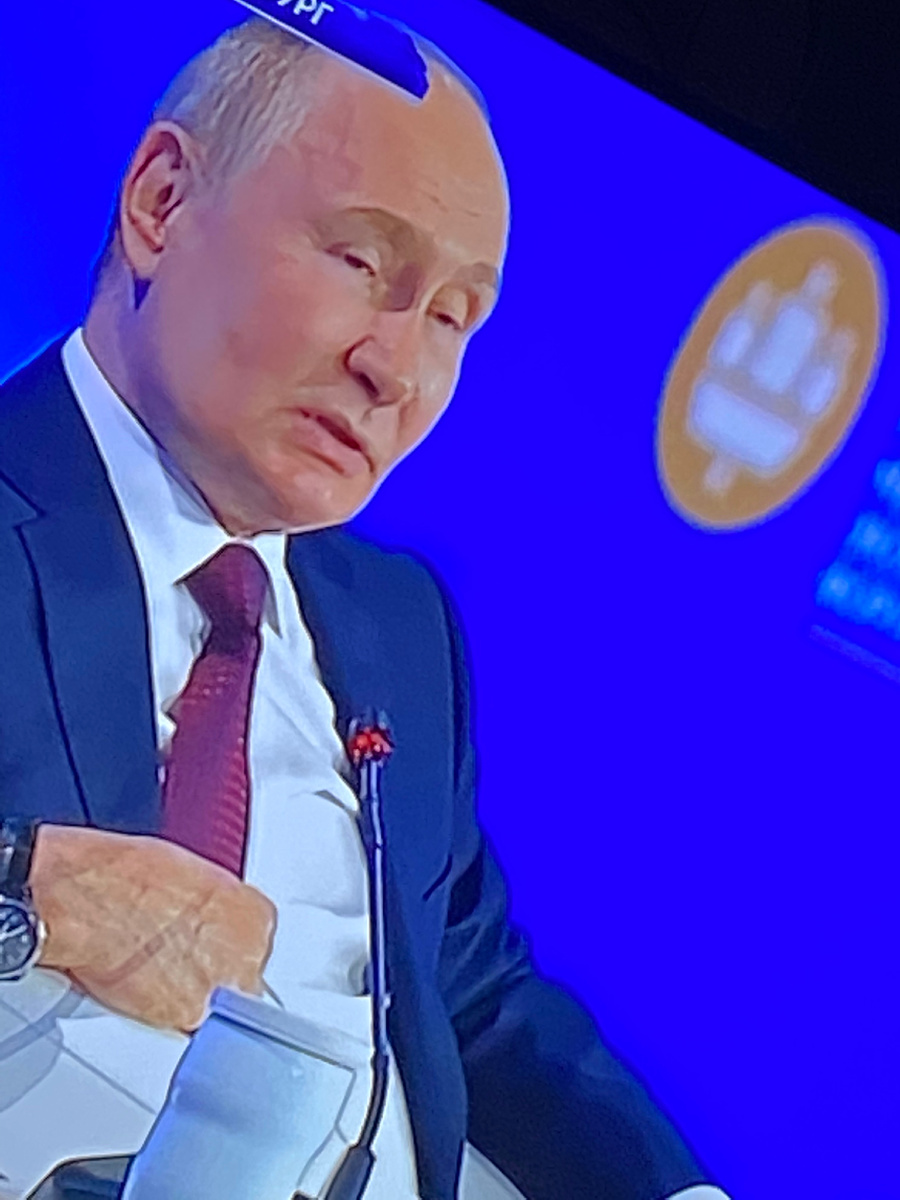 Путин на ПМЭФ