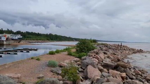 Пляж и яхт-клуб в Зеленогорске