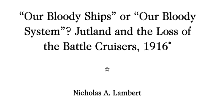 Недели полторы назад мы вспоминали Ютландское сражение в целом, и в частности гибель линейного крейсера "Инвинсибл" и чудесное спасение шести его моряков.