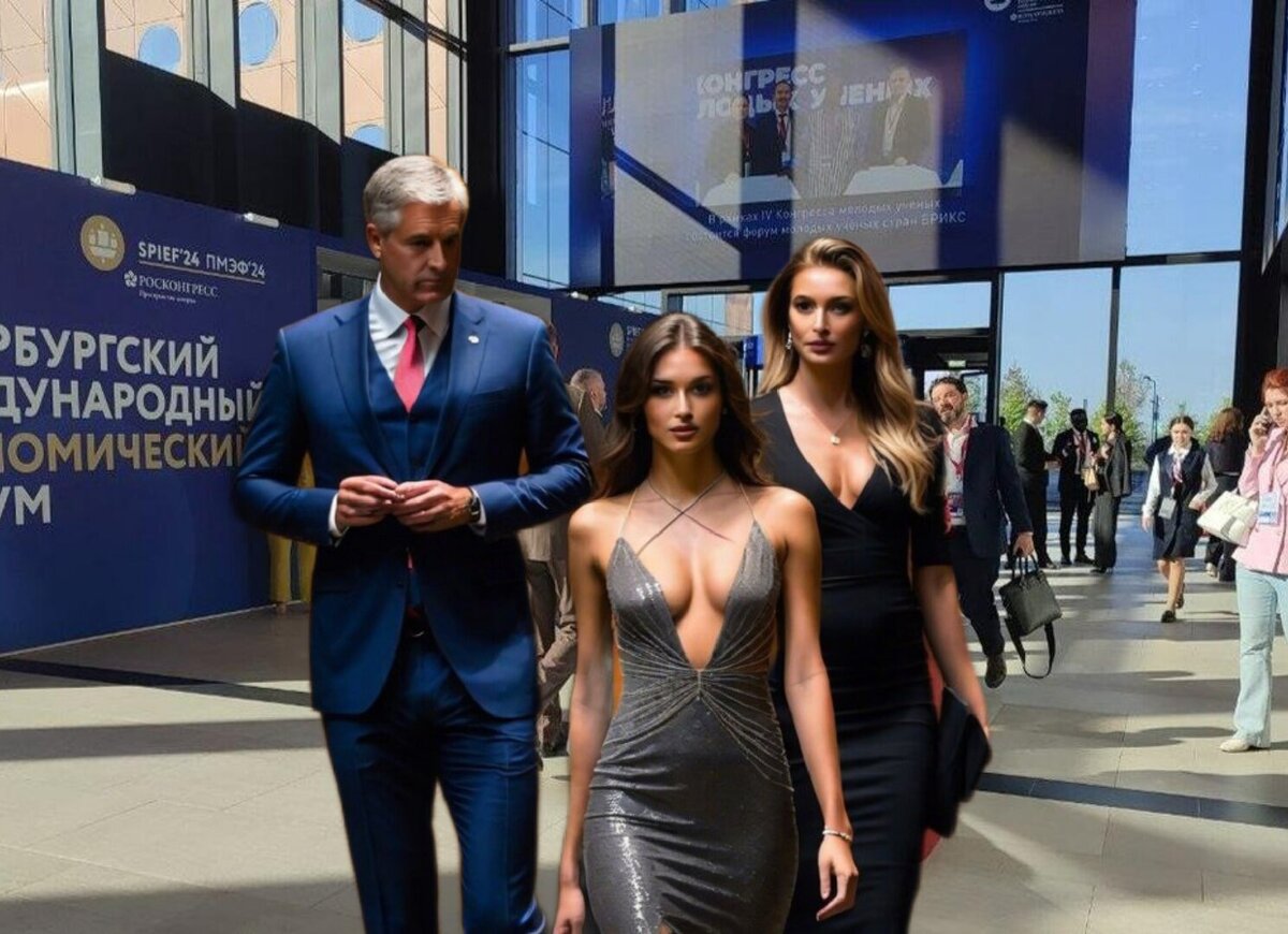 "Папа" с "дочками"