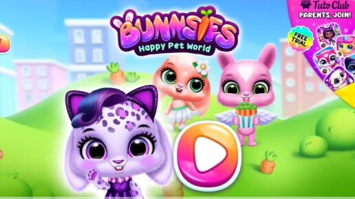 Мультфильм Игра для малышей Зайки Bunnsies 🥕🐰🍎 Новые приключения заек