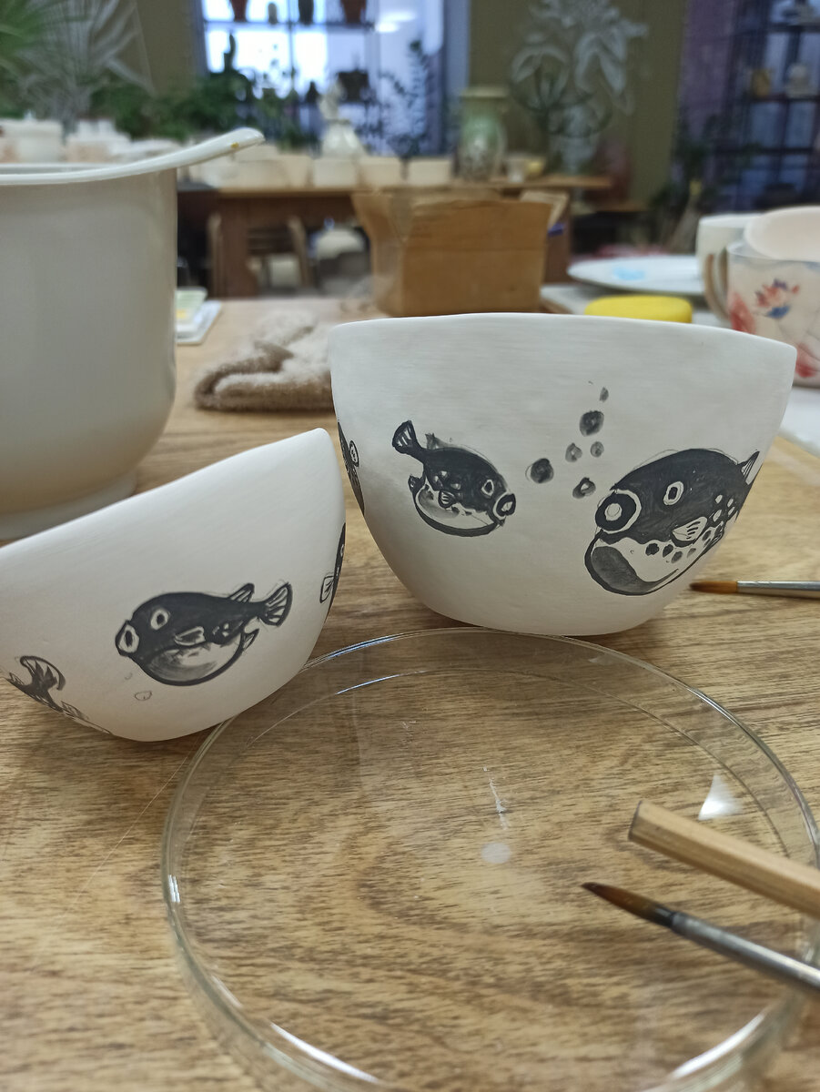 Так выглядит кобальт, самый популярный пигмент для росписи. 