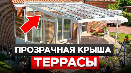 Как сделать остекление крыши и не ОБЛАЖАТЬСЯ? / Прозрачная крыша для террасы — как выбрать?