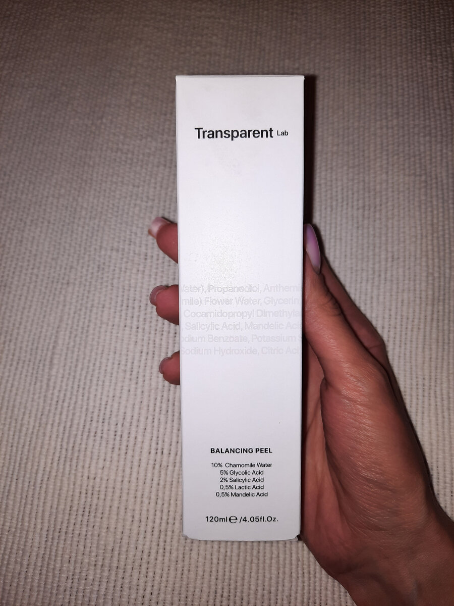 Мультикислотный тонер для лица Transparent Lab Balancing Peel 