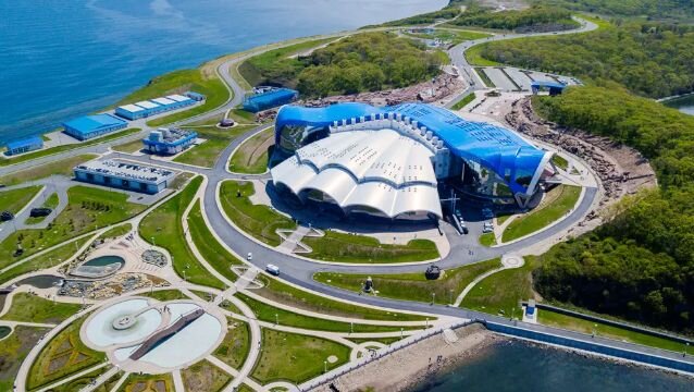 Океанариум с высоты птичьего полета 🙂