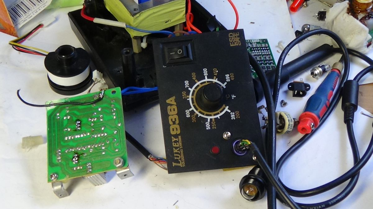 Паяльная станция Lukey 936 и нагрузка