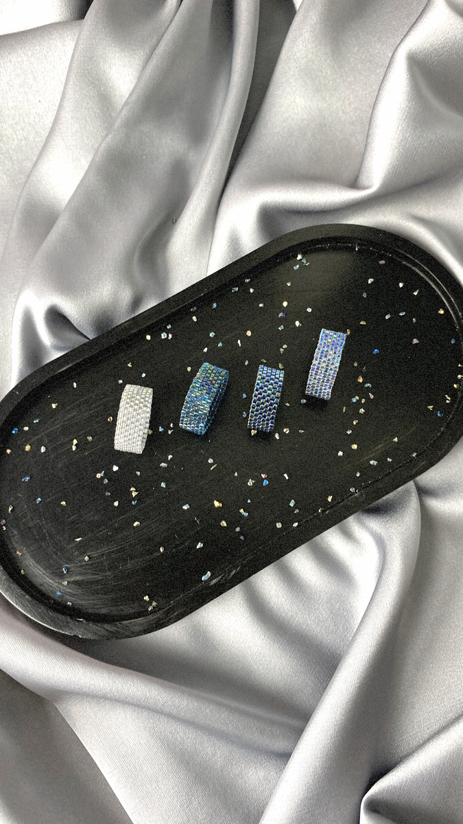 Кольца из японского бисера ручной работы