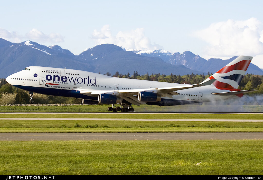 Boeing 747-400 авиакомпании British airways, источник jetphotos.com