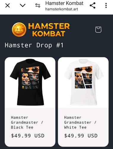 хамстер комбат мерч