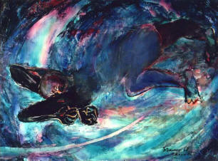  Начало, 1963, холст, масло, 93х130 см.