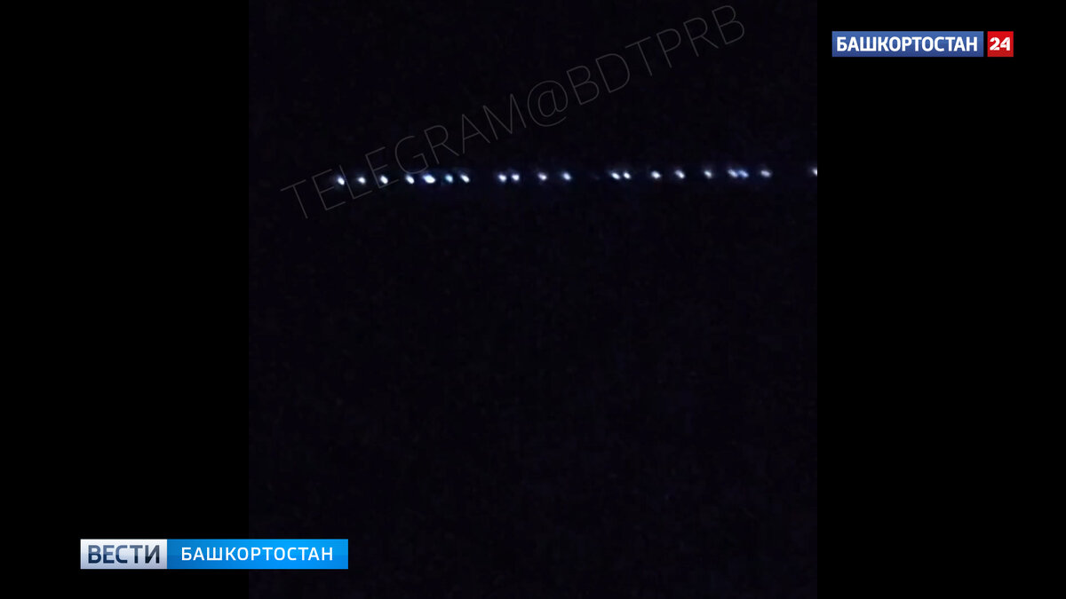    В небе над Башкирией вновь заметили спутники Илона Маска