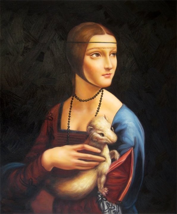 (худ. Леонардо да Винчи. "Дама с горностаем")