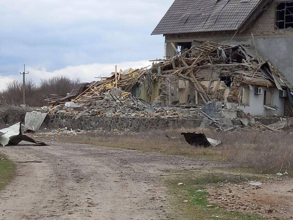    Последствия обстрелов левобережья Херсонской области со стороны ВСУ© Владимир Сальдо/Telegram