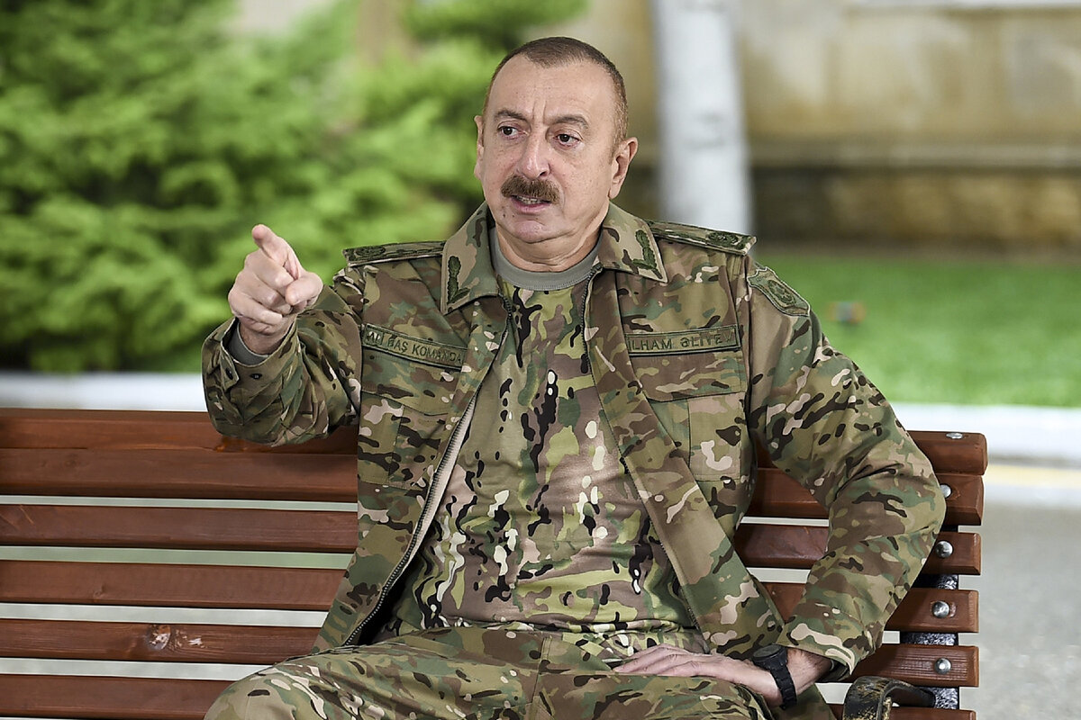 Президент Азербайджана Алиев. Фото из открытых источников. 