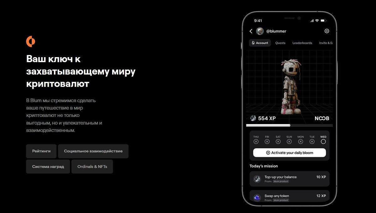 Приложение Blum