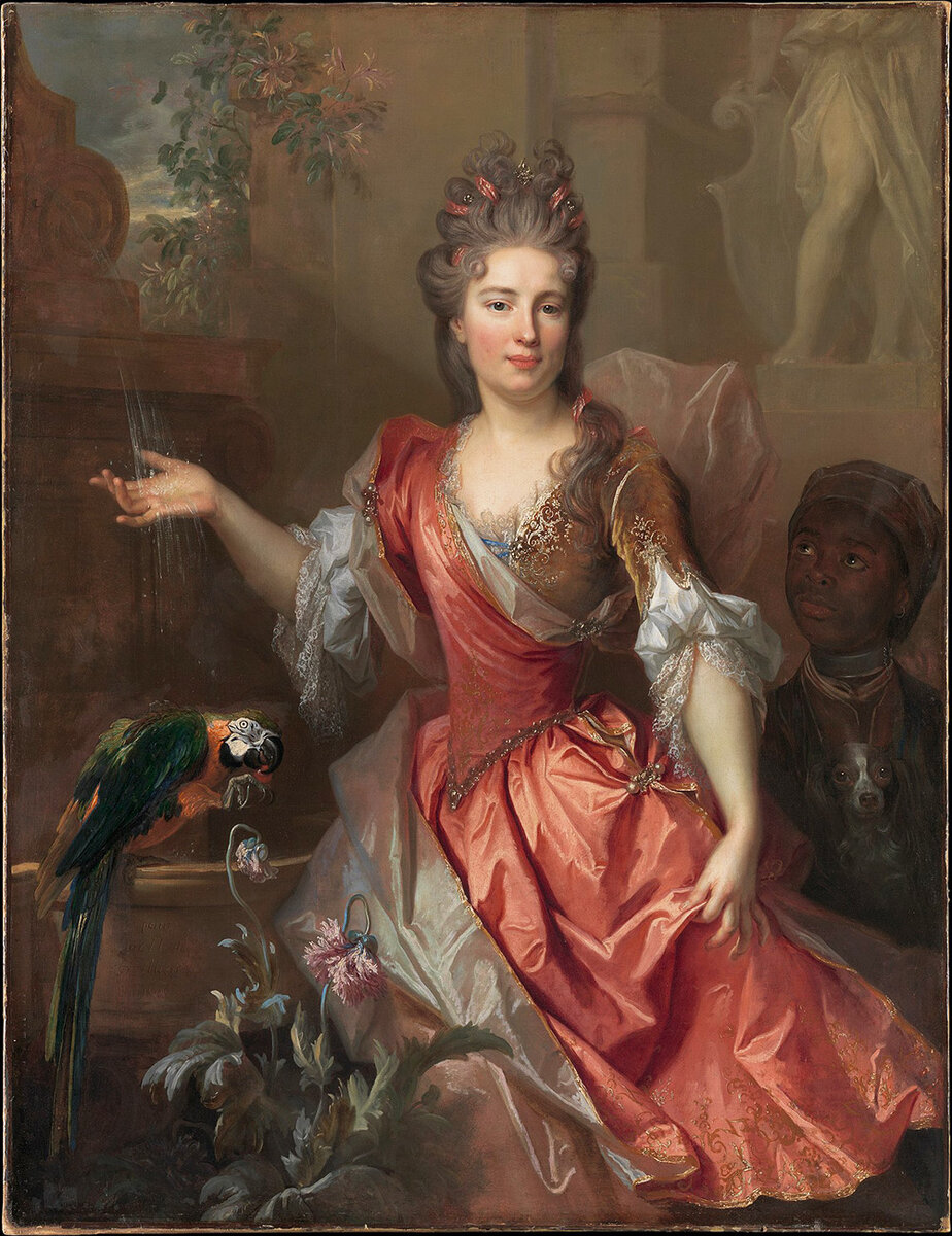 «Портрет женщины со слугой», Никола де Ларжильер, 1696 г.