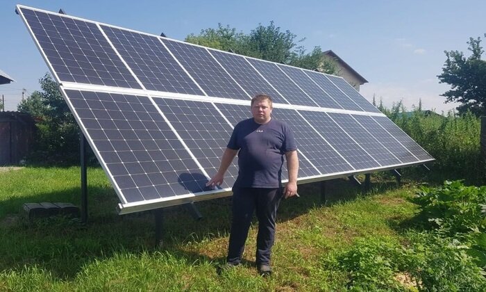    Электростанция на огороде