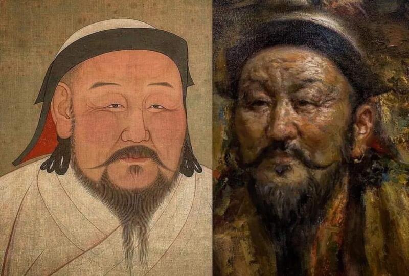 Монгольские лица.