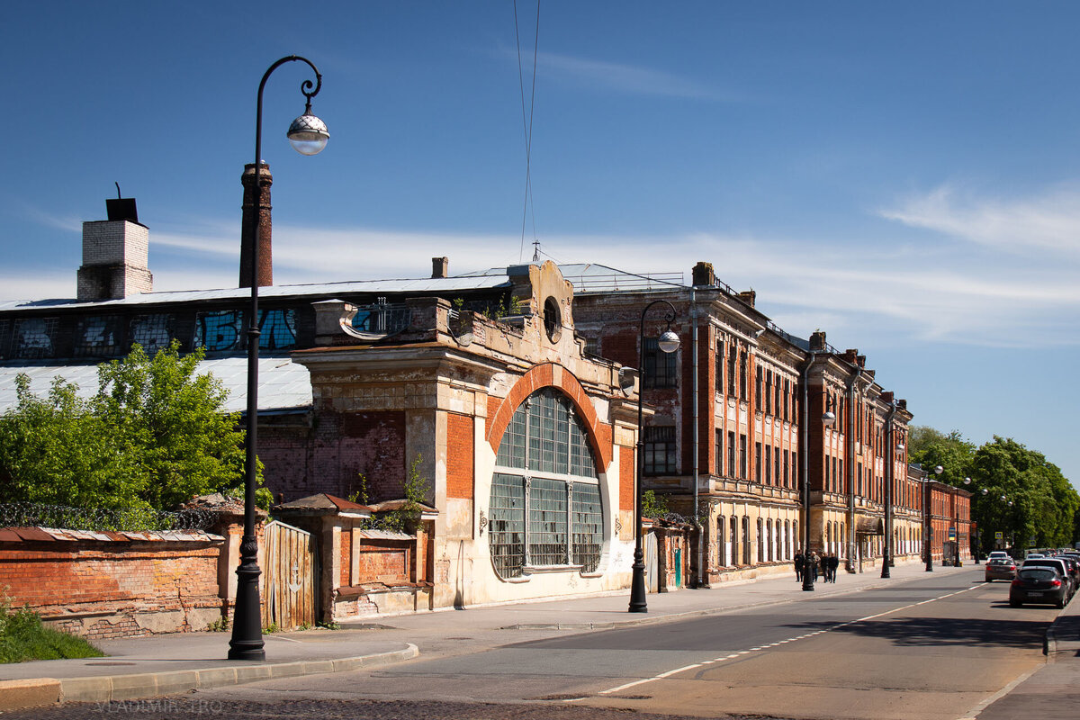 Здание машинной школы Балтийского флота в стиле модерн, построенное в 1905 году