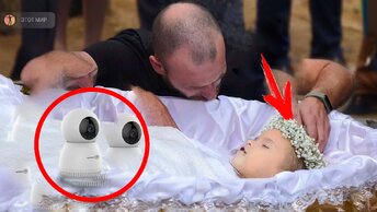 Папа положил камеру в гроб своей дочери // Когда он включил ее ночью, то пришел в ужас