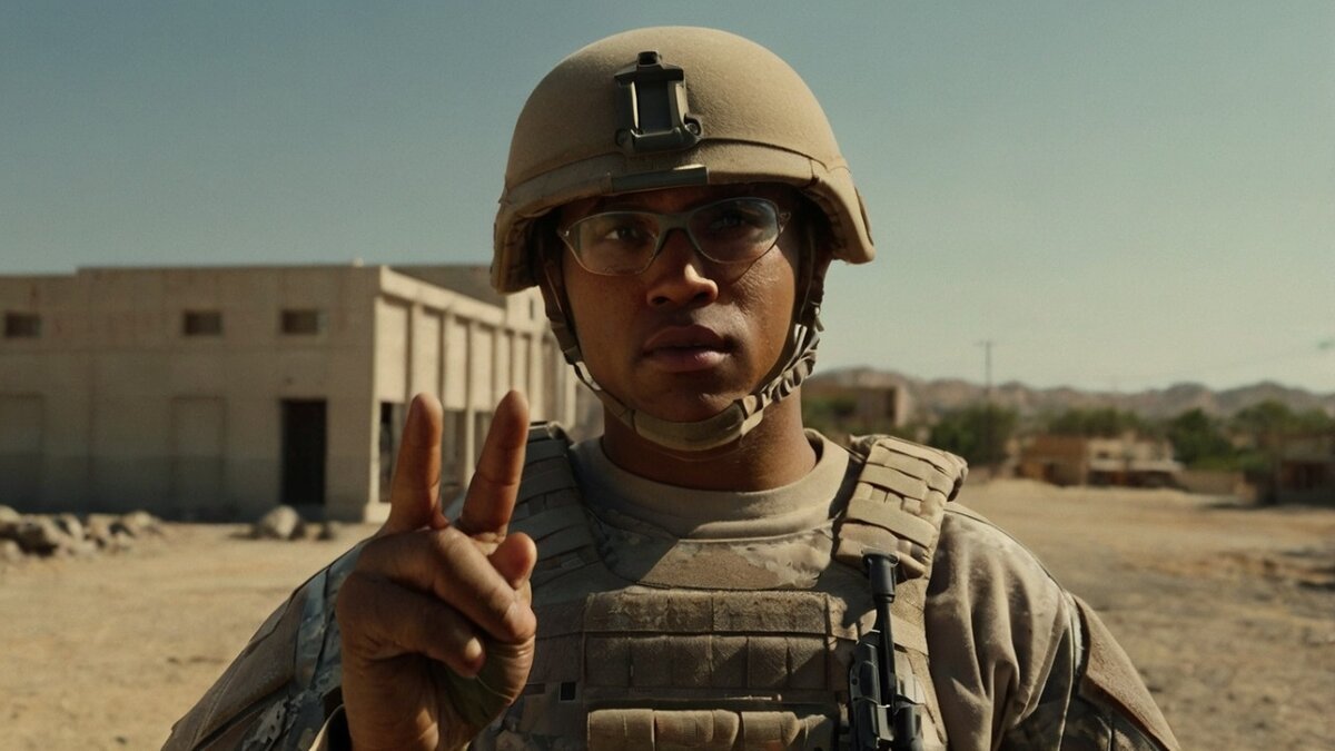 Американский солдат. 