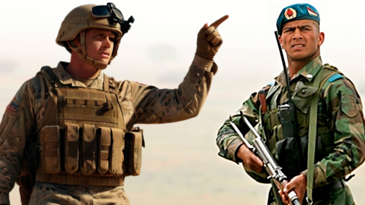 Совместные учения в/с США и Афганистана.   