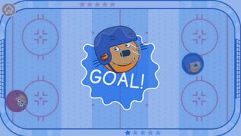 Мультфильм Игра для малышей Три Кота 🐈 🐱 🐈 Играем в хоккей