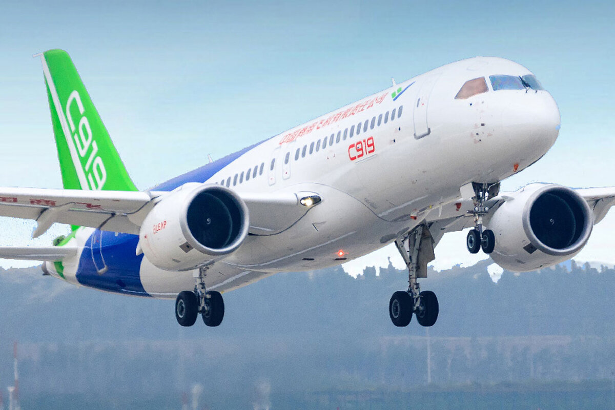 Китайский среднемагистральный лайнер C919