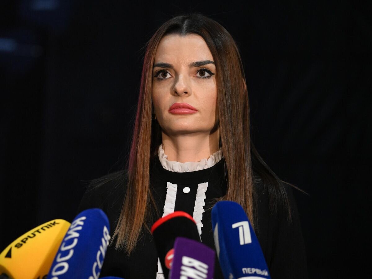    Глава Гагаузии Евгения Гуцул на съезде оппозиционного молдавского блока "Победа" в концертном зале "Москва" в Москве© РИА Новости / Алексей Майшев