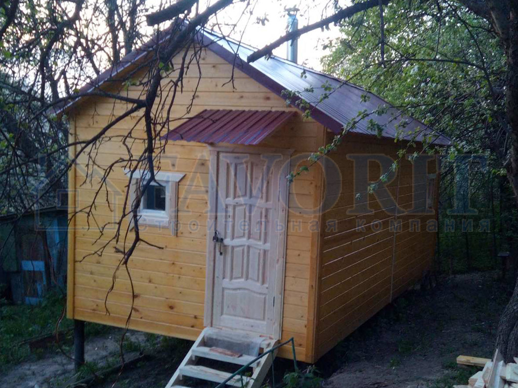 Каркасная баня 3х6 построена компанией "Фаворит" в Нижнем Новгороде