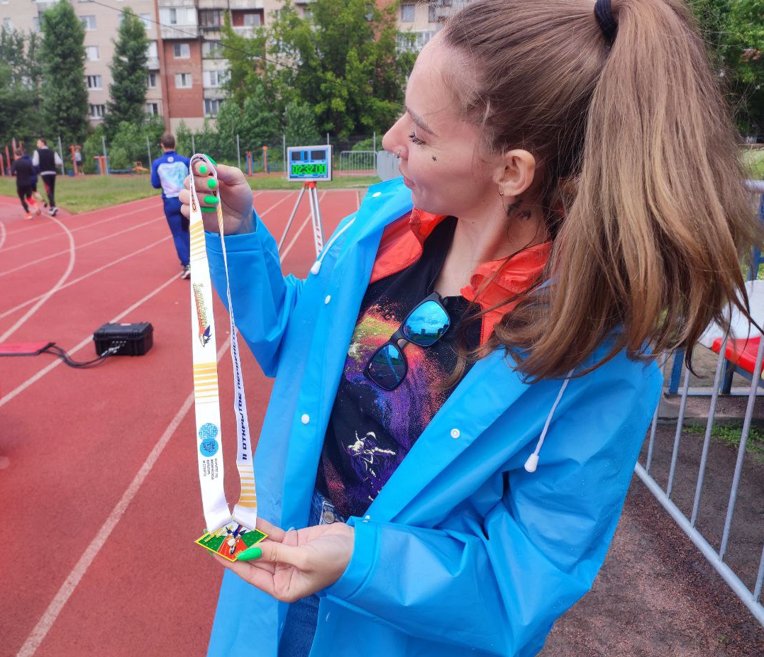 Вот такая медаль вручалась каждому финишёру