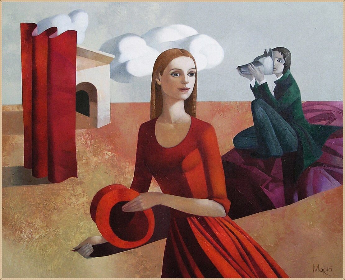 © Марта Шматова. «Сказка», 2010, холст, масло, 100 x 120 cм.