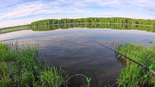 Рыбалка на карася на поплавок семьёй