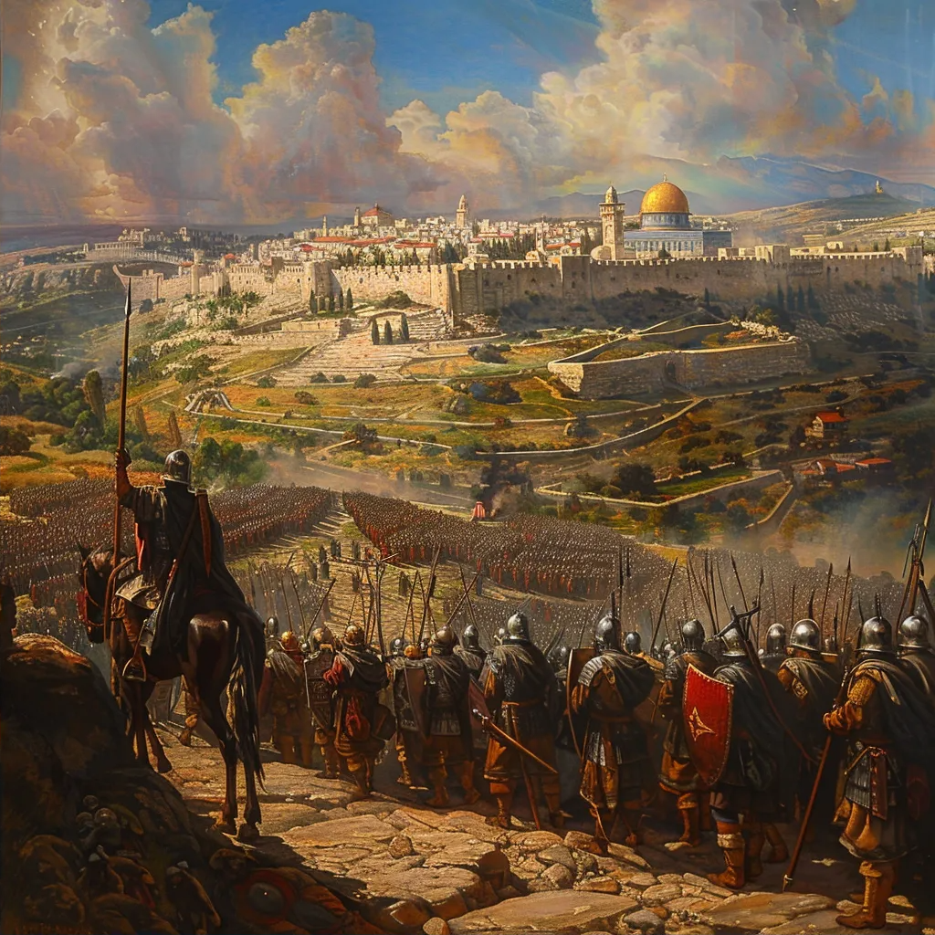 Сложно представить, что ощущали крестоносцы, добравшись до заветных стен. Однозначно можно сказать лишь то, что все они были в шоке.