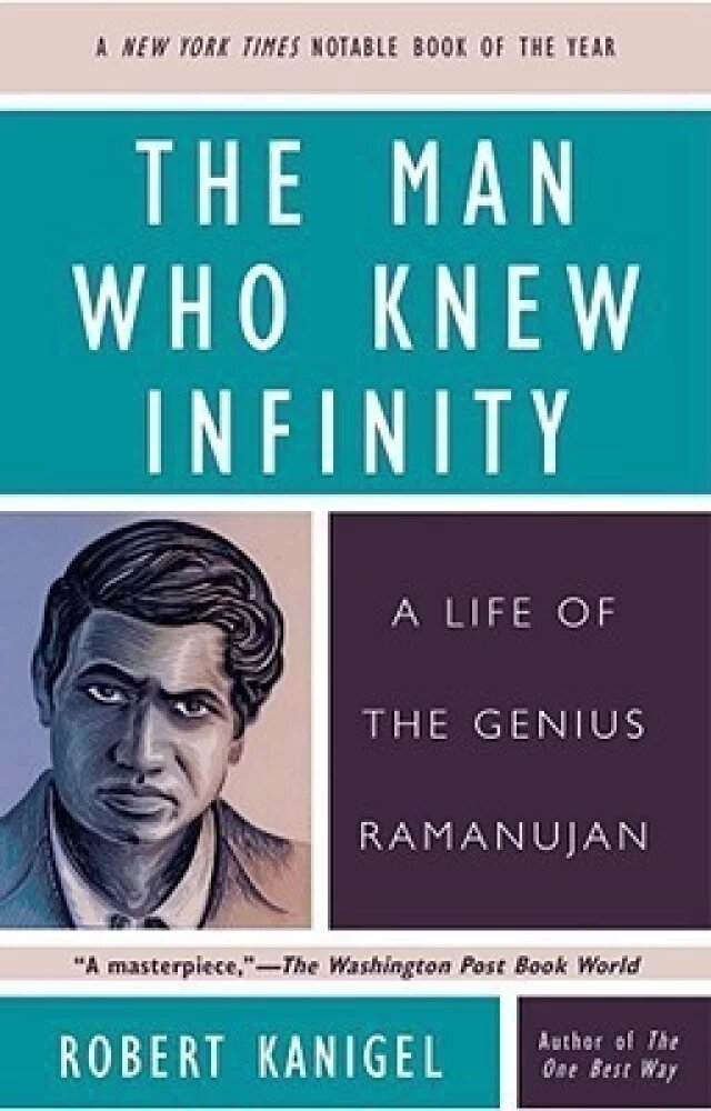 Обложка книги Роберта Канигела “Человек, который познал бесконечность: Жизнь гения”