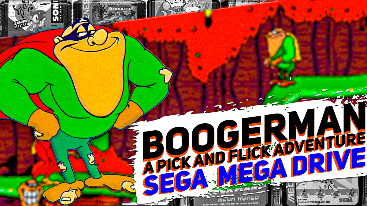 Самый отвратительный, но прекрасный Boogerman A Pick and Flick Adventure на Sega