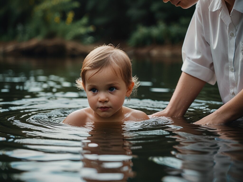 Изображение сгенерировано ИИ; Цитаты про крещение