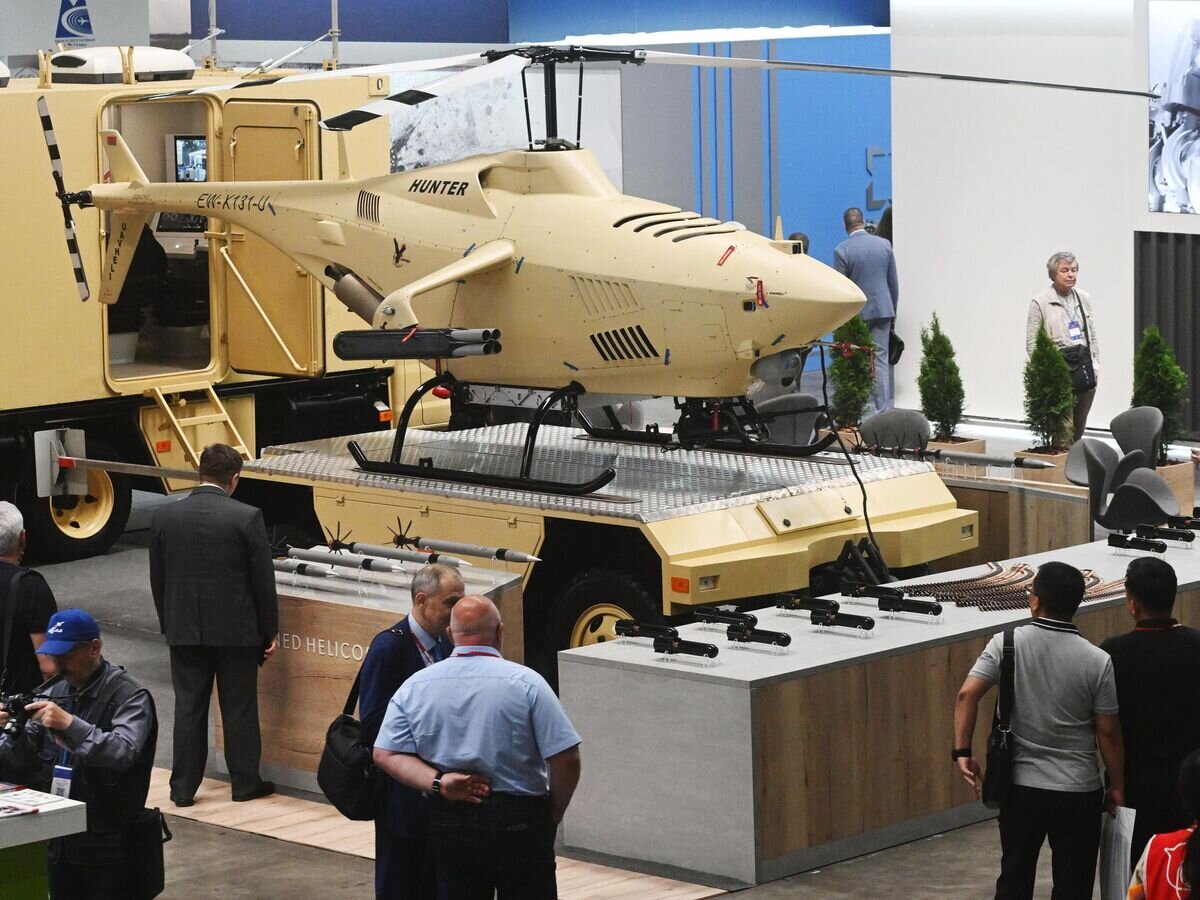    Модернизированный ударный вертолёт Hunter на XVII Международной выставке вертолетной индустрии HeliRussia© РИА Новости / Михаил Воскресенский