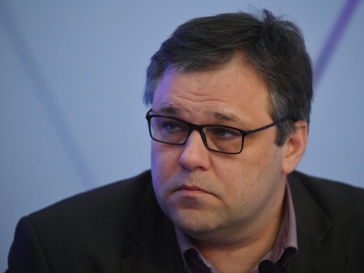    Дипломатический советник главы Луганской Народной Республики Родион Мирошник во время пресс-конференции в Международном мультимедийном пресс-центре МИА "Россия сегодня"© РИА Новости / Алексей Куденко