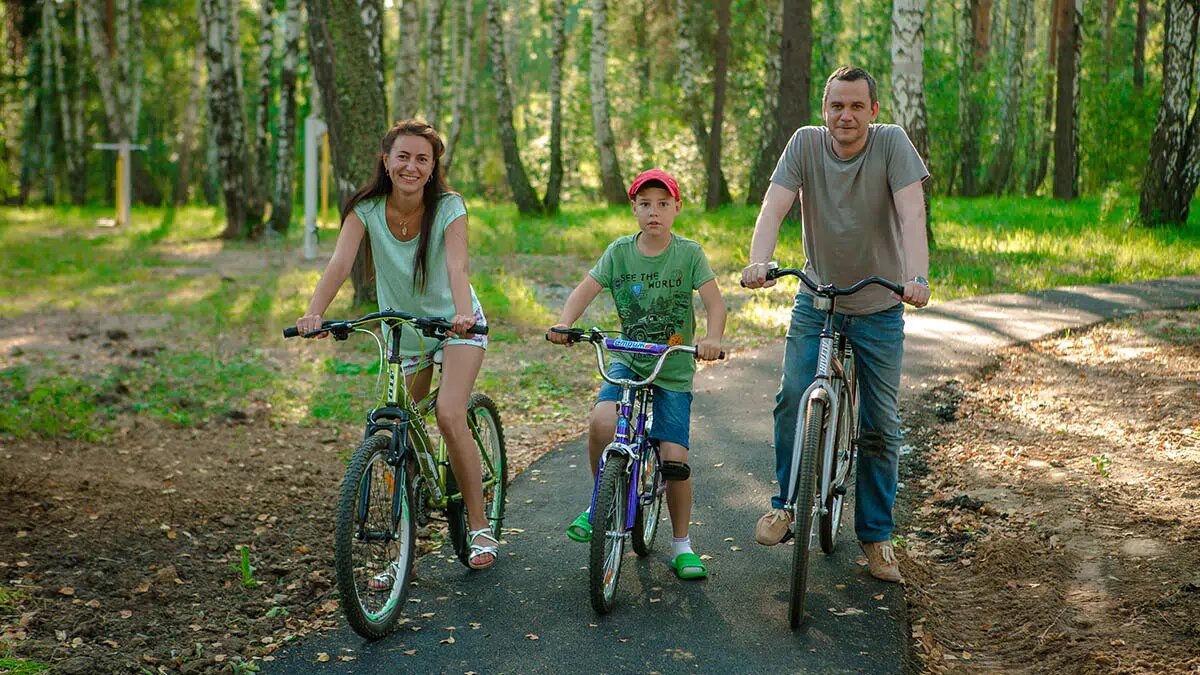 Велопрогулки на территории санатория