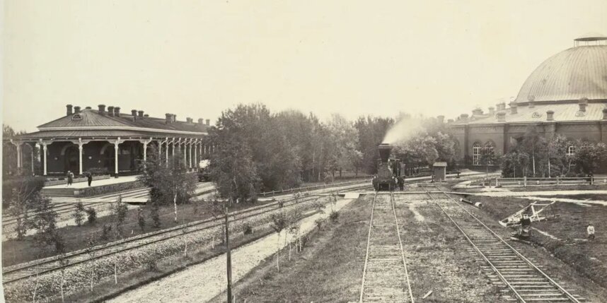    Станция Тверь. 1855-1864 года. Фотограф Иосиф Гофферт. Предоставлено Юрием Егоровым.