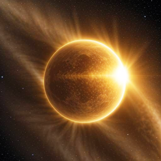 Солнечный ветер в представлении Креа. Даже нейросеть знает, что это такое!