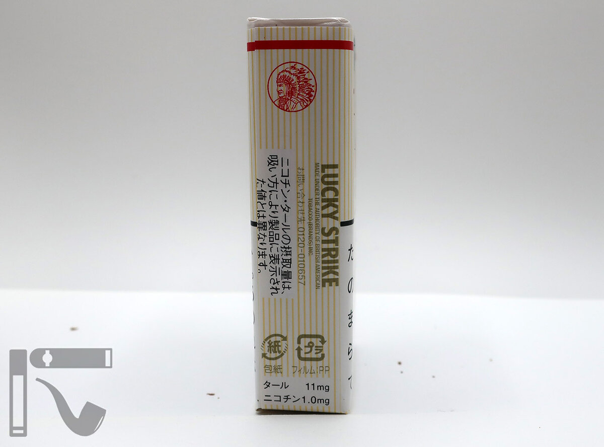 Японские сигареты Lucky Strike. Фото: © канал "Уголок Курильщика"