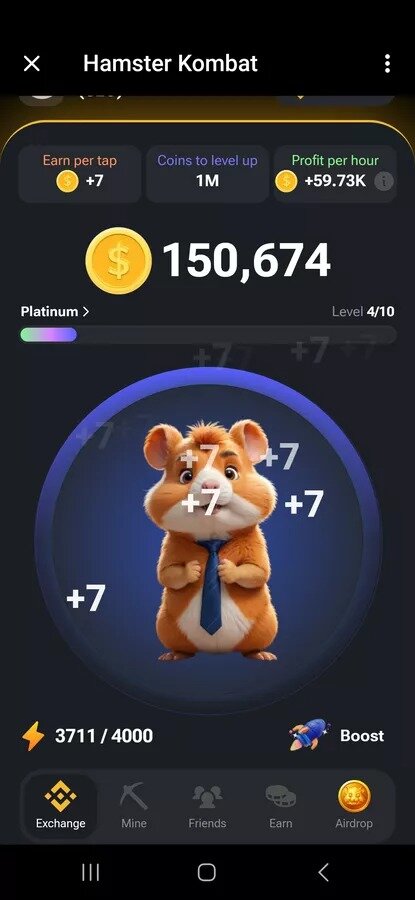 Hamster Kombat. © Sputnik/Abdubakir Yunusov 