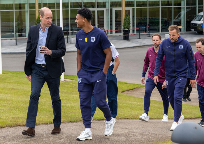    Принц Уильям встретился с футболистами сборной АнглииLegion-Media