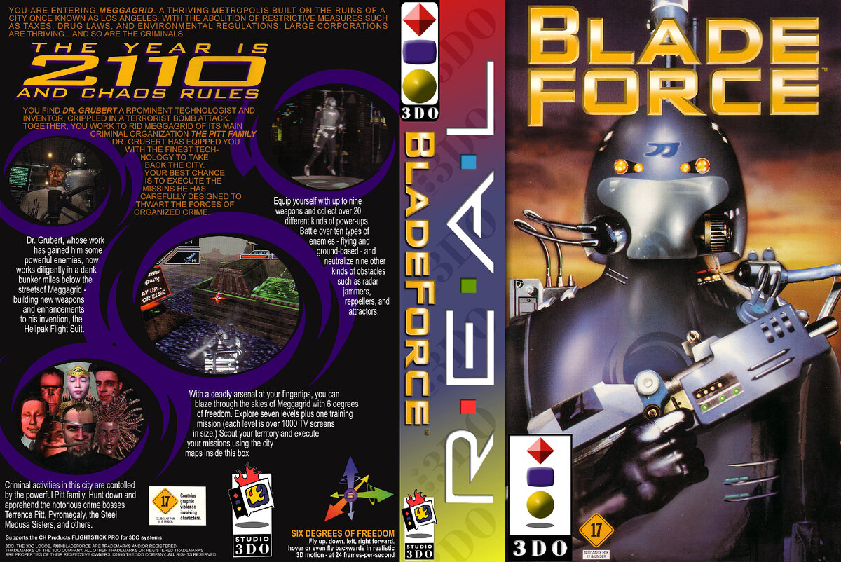   Всем привет дорогие товарищи! В этой статье статье я хочу вспомнить игру Blade Force, которая вышла в 1995 году для игровой консоли 3DO.