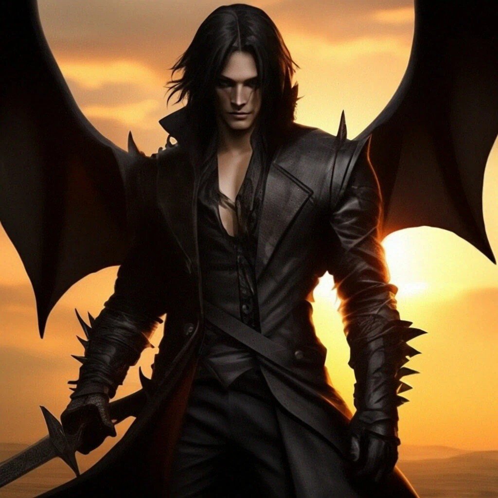 Изображение сгенерировано в нейросети Шедеврум на канале Попутный ветер - Винсот в ипостаси демона