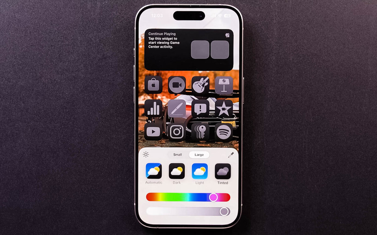 Новые настройки иконок в iOS 18